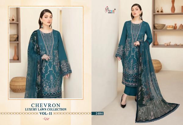 Shree Chevron Luxury Lawn Collection 11 Pakistani Suits Collection